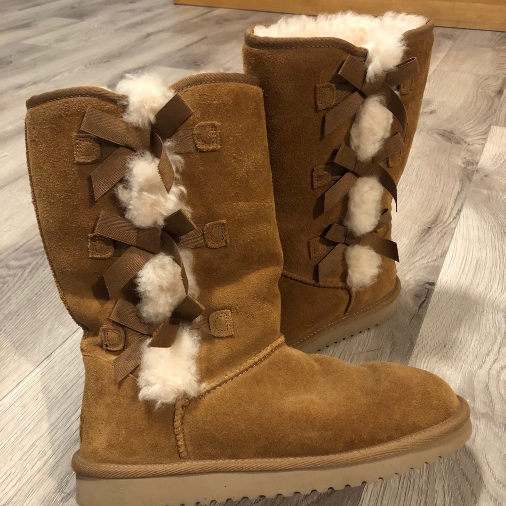 brown bow ugg boots
